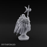 Waxing Defiant Drow Lunar Knight Bust