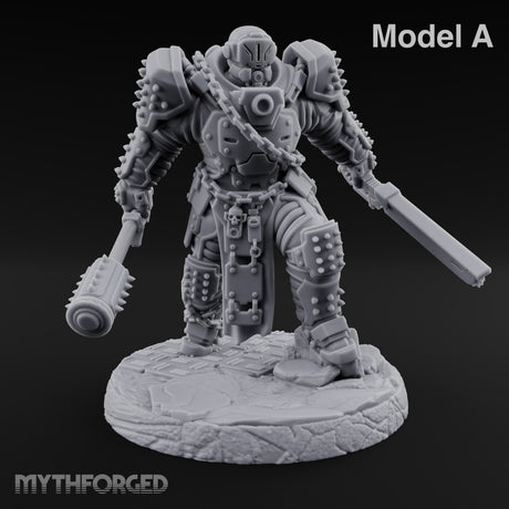 Chains Rattling, Spikes Leading Human Heavy Infantry Soldiers — A · Standard
