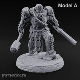 Chains Rattling, Spikes Leading Human Heavy Infantry Soldier A