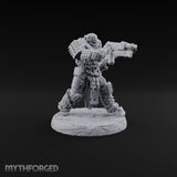 Chains Rattling, Spikes Leading Human Heavy Infantry Soldier C