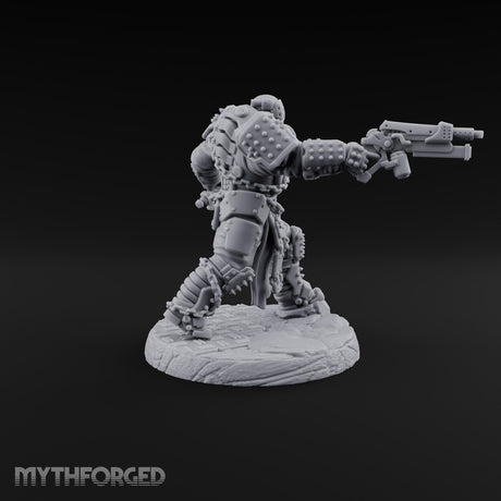 Chains Rattling, Spikes Leading Human Heavy Infantry Soldier C