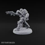 Chains Rattling, Spikes Leading Human Heavy Infantry Soldier C