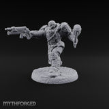Chains Rattling, Spikes Leading Human Heavy Infantry Soldier C