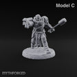 Chains Rattling, Spikes Leading Human Heavy Infantry Soldier C