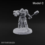 Chains Rattling, Spikes Leading Human Heavy Infantry Soldier C