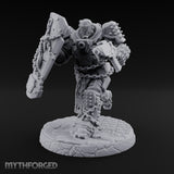 Chains Rattling, Spikes Leading Human Heavy Infantry Soldier D — Standard
