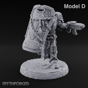Chains Rattling, Spikes Leading Human Heavy Infantry Soldier D — Standard