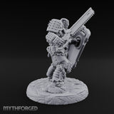 Chains Rattling, Spikes Leading Human Heavy Infantry Soldier E — Standard