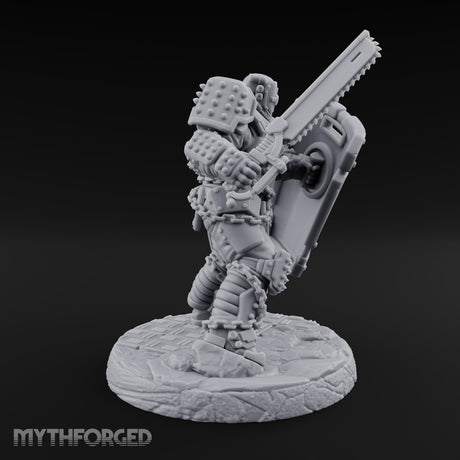 Chains Rattling, Spikes Leading Human Heavy Infantry Soldier E — Standard