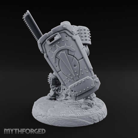 Chains Rattling, Spikes Leading Human Heavy Infantry Soldier E — Standard