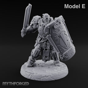 Chains Rattling, Spikes Leading Human Heavy Infantry Soldier E — Standard