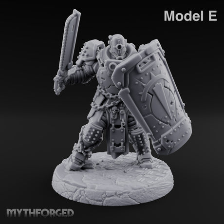 Chains Rattling, Spikes Leading Human Heavy Infantry Soldier E — Standard