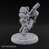 Chains Rattling, Spikes Leading Human Heavy Infantry Soldier E — V2
