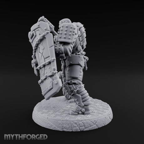 Chains Rattling, Spikes Leading Human Heavy Infantry Soldier E — V2