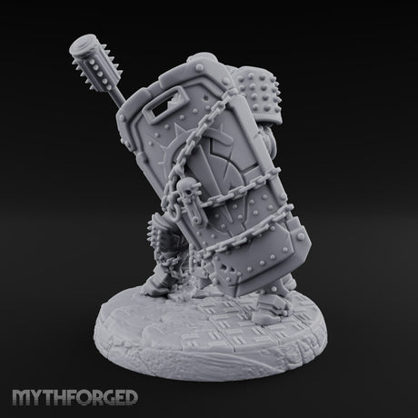 Chains Rattling, Spikes Leading Human Heavy Infantry Soldier E — V2