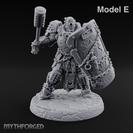 Chains Rattling, Spikes Leading Human Heavy Infantry Soldiers — E · V2