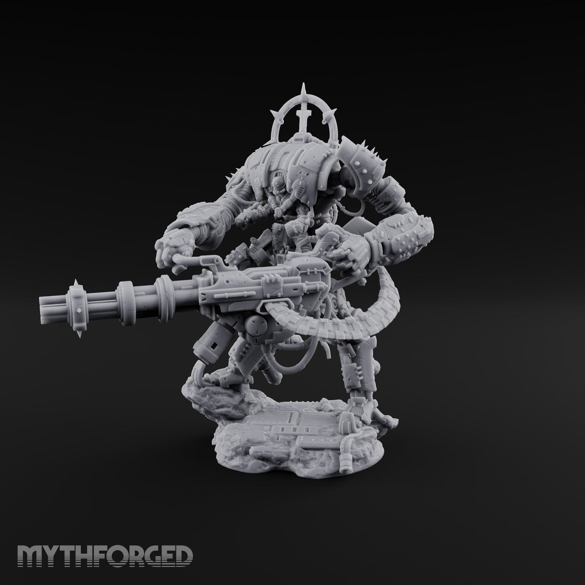 Pilot Light of Faith Warforged Mech Suit Sentinel A — No FX