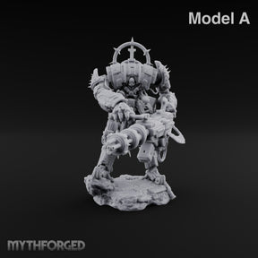 Pilot Light of Faith Warforged Mech Suit Sentinel A — No FX