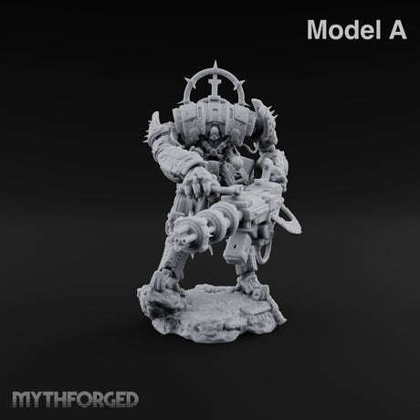 Pilot Light of Faith Warforged Mech Suit Sentinel A — No FX