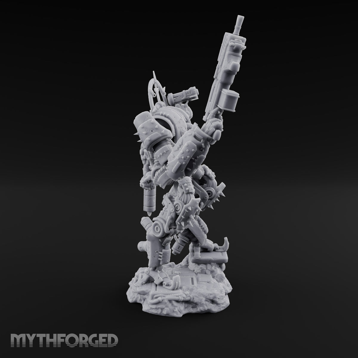 Pilot Light of Faith Warforged Mech Suit Sentinel B