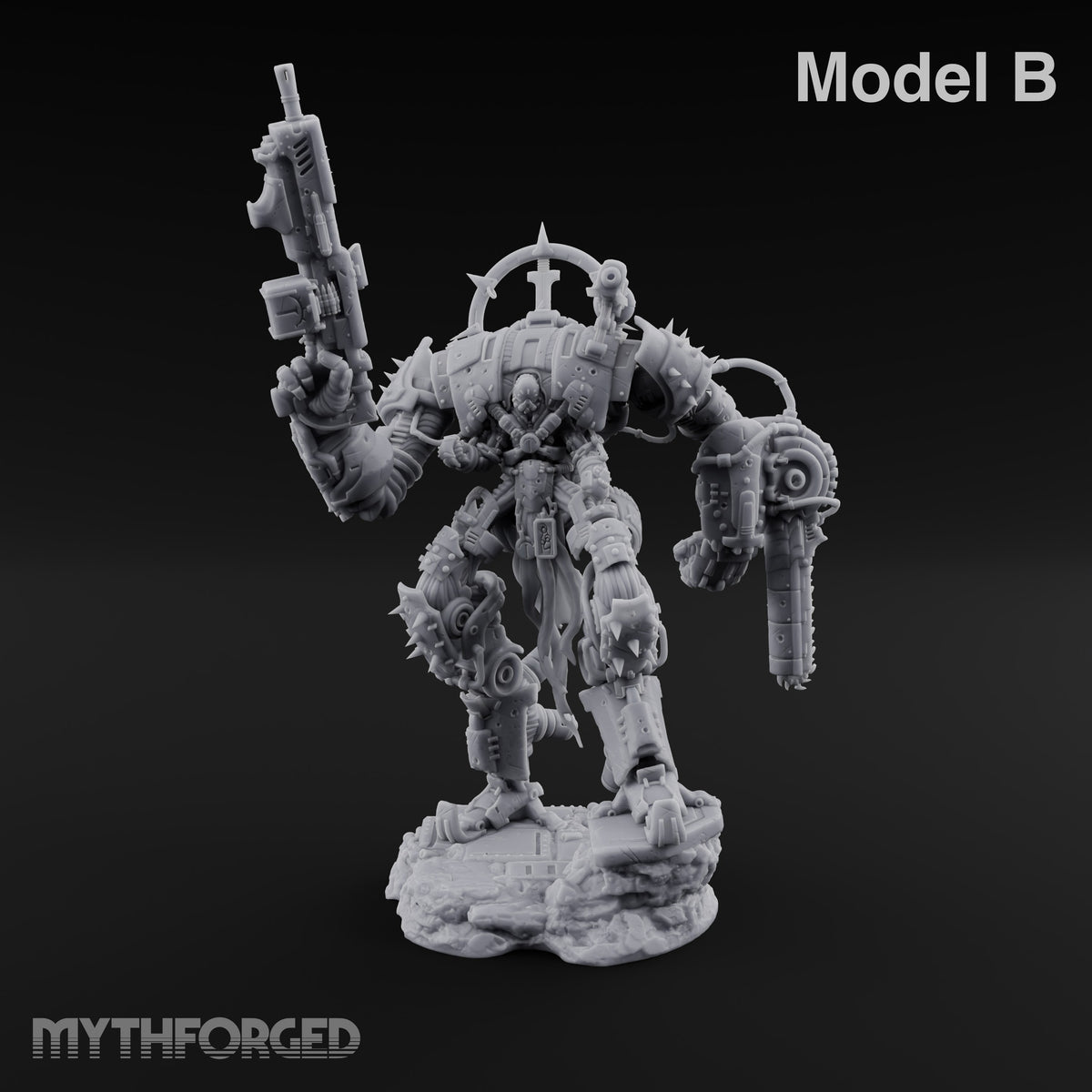 Pilot Light of Faith Warforged Mech Suit Sentinel B