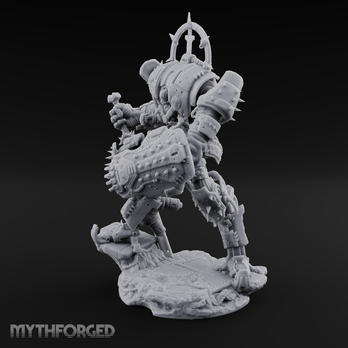 Pilot Light of Faith Warforged Mech Suit Sentinel D