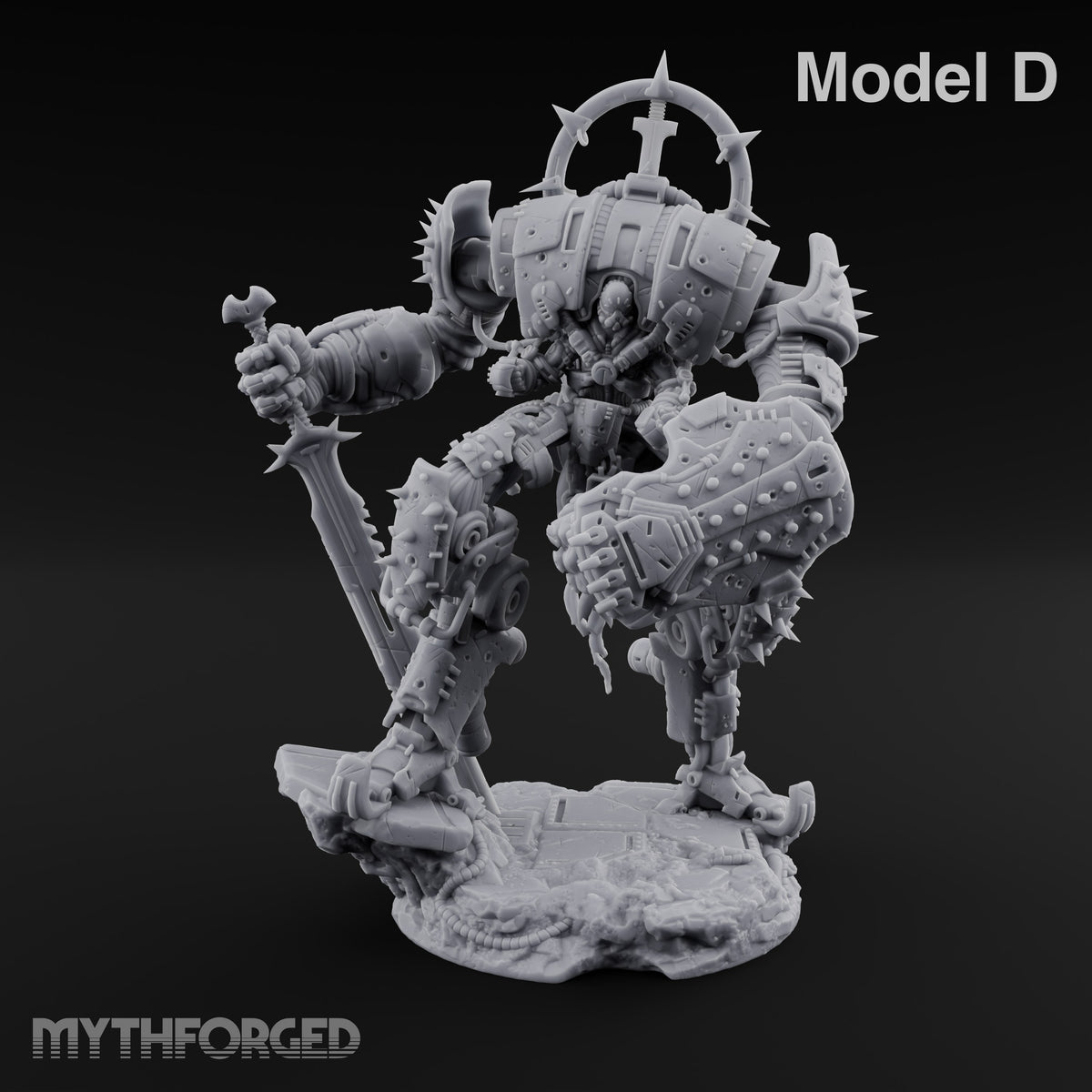 Pilot Light of Faith Warforged Mech Suit Sentinel D