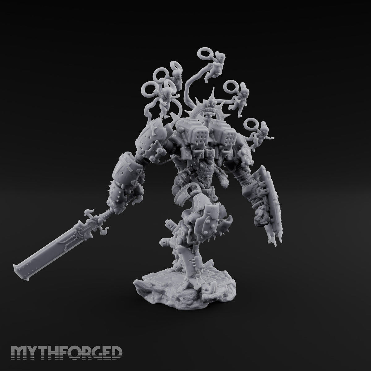 Pilot Light of Faith Warforged Mech Suit Sentinel E