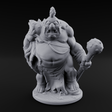 Snack Hauling Ogre Brute Miniature for Dungeons and Dragons, Pathfinder or other TTRPGs