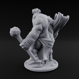 Snack Hauling Ogre Brute Miniature for Dungeons and Dragons, Pathfinder or other TTRPGs