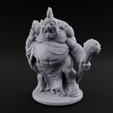 Snack Hauling Ogre Brute Miniature for Dungeons and Dragons, Pathfinder or other TTRPGs