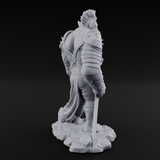 Skull Stomping Troll Gladiator Miniature for Dungeons and Dragons, Pathfinder or other TTRPGs
