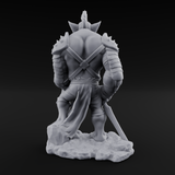 Skull Stomping Troll Gladiator Miniature for Dungeons and Dragons, Pathfinder or other TTRPGs
