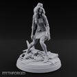 Arm Raised Shrieking Zombie Flight Attendant Miniature for Dungeons and Dragons, Pathfinder or other TTRPGs