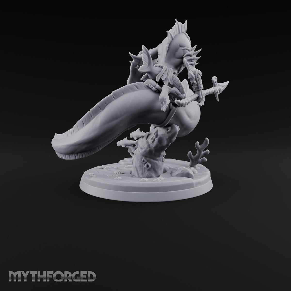 The Undertow Goes to War Kuo-toa Giant Moray Eel Rider A — Bare-headed