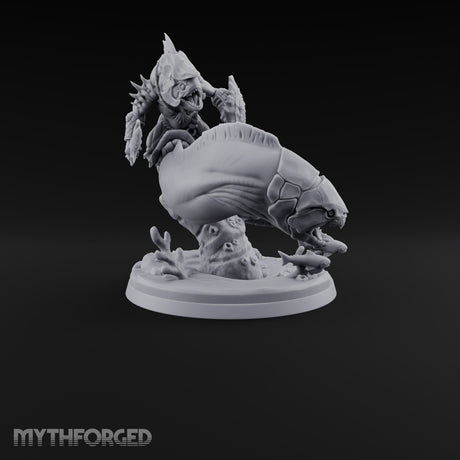 The Undertow Goes to War Kuo-toa Giant Moray Eel Rider A — Helmeted