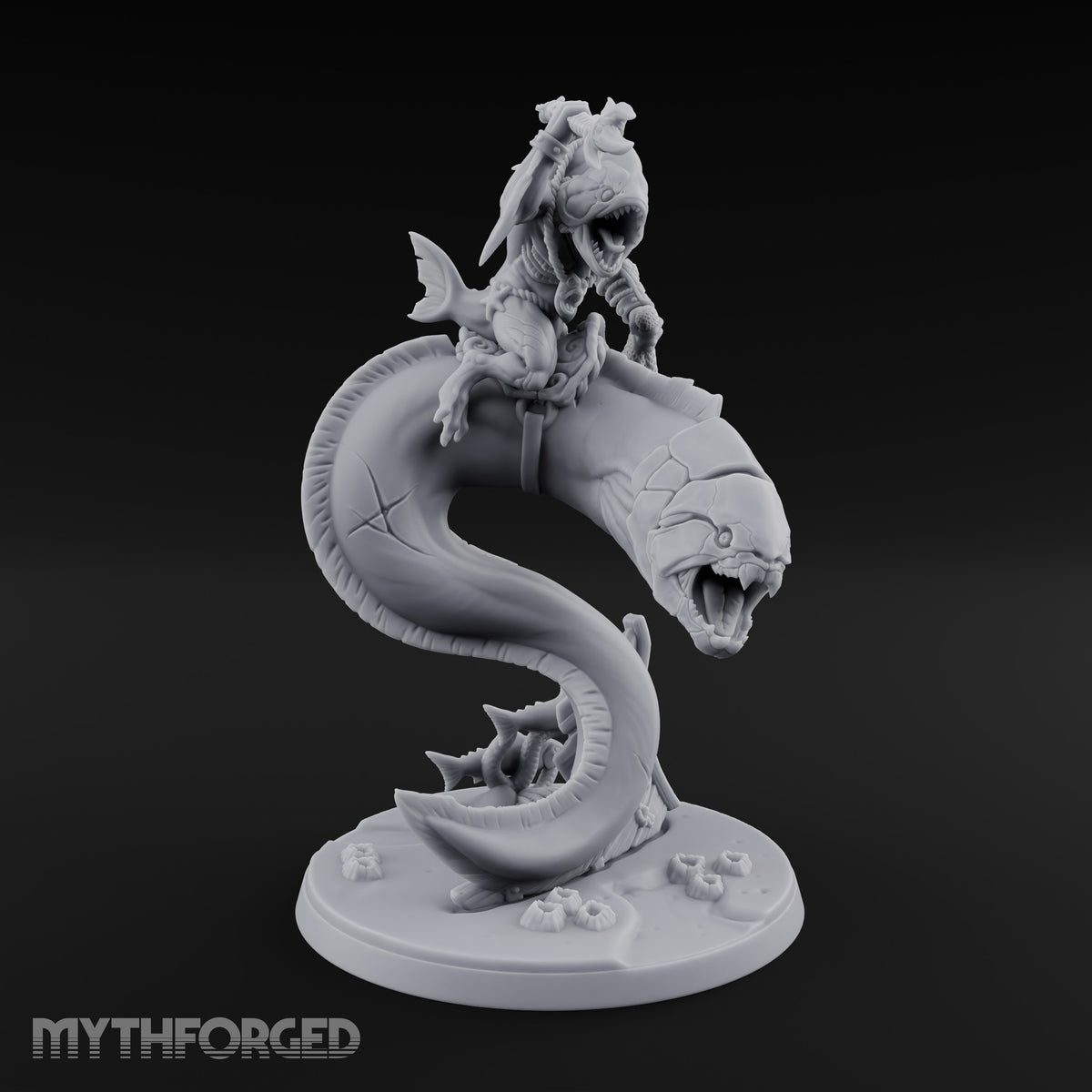 The Undertow Goes to War Kuo-toa Giant Moray Eel Rider B — Bare-headed