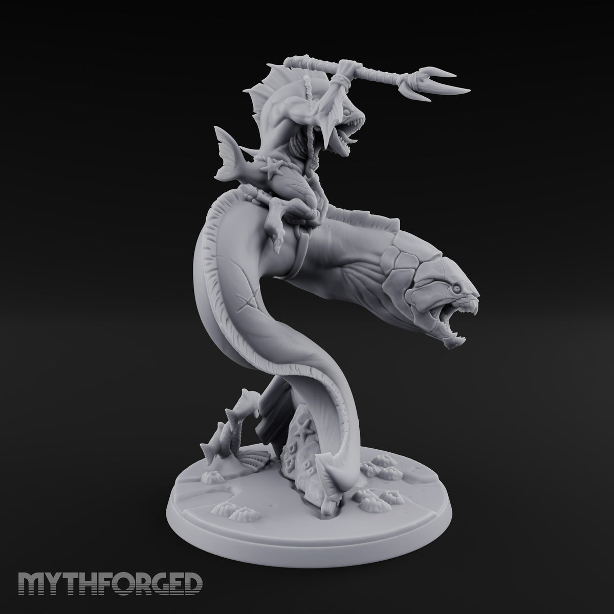 The Undertow Goes to War Kuo-toa Giant Moray Eel Rider B — Bare-headed