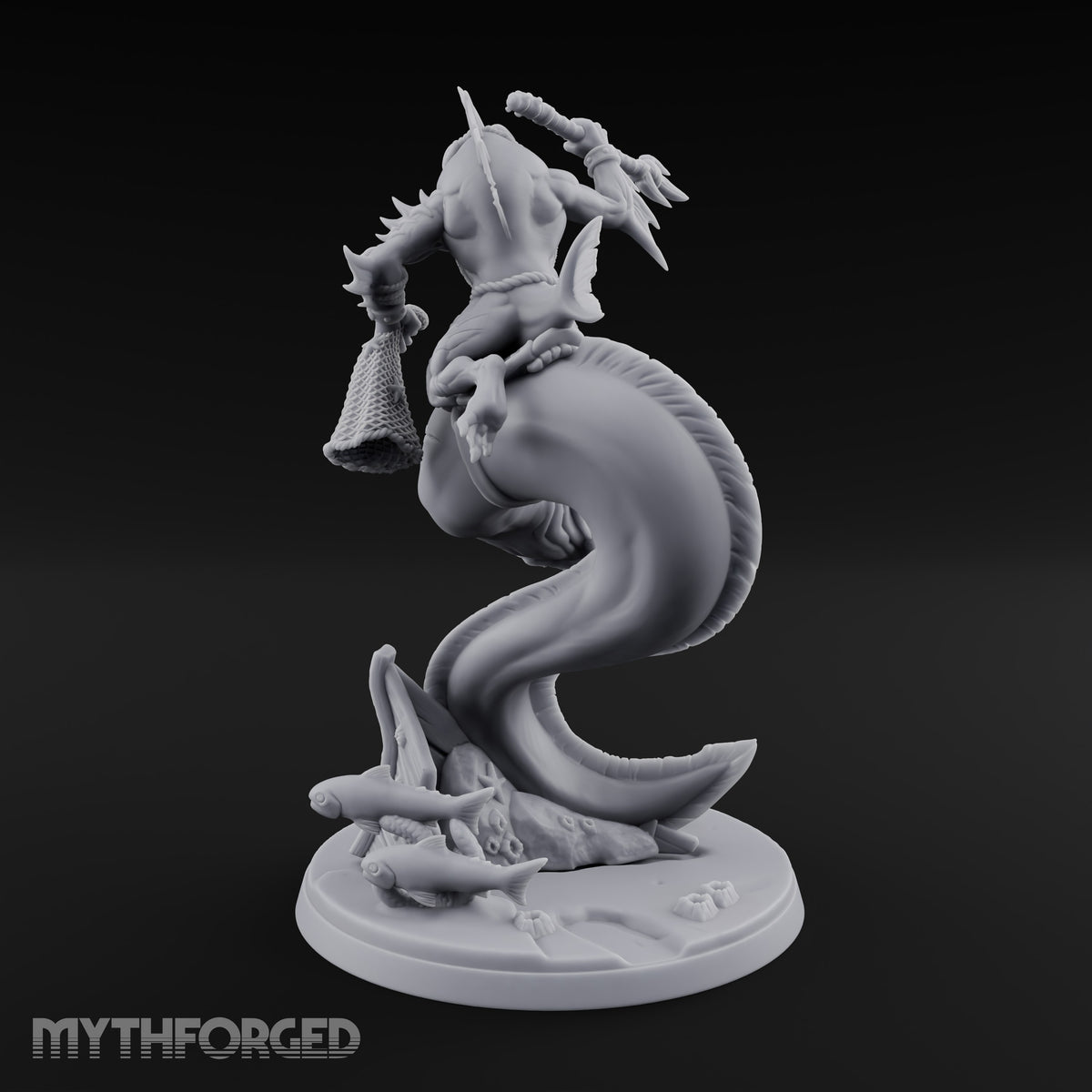 The Undertow Goes to War Kuo-toa Giant Moray Eel Rider B — Helmeted