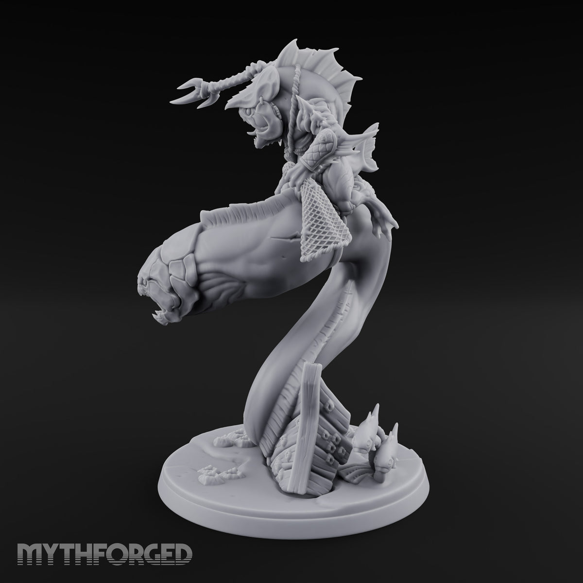 The Undertow Goes to War Kuo-toa Giant Moray Eel Rider B — Helmeted