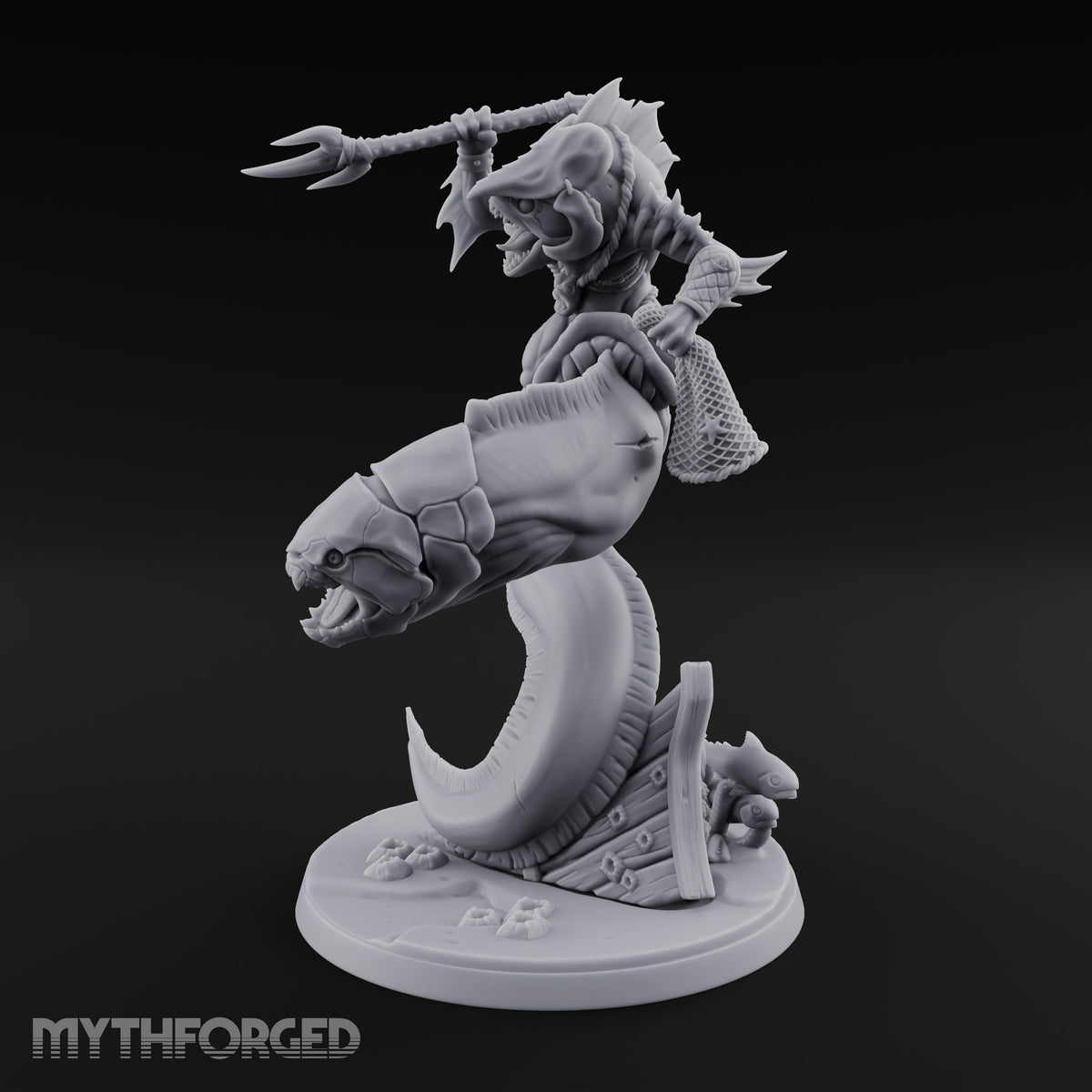 The Undertow Goes to War Kuo-toa Giant Moray Eel Rider B — Helmeted