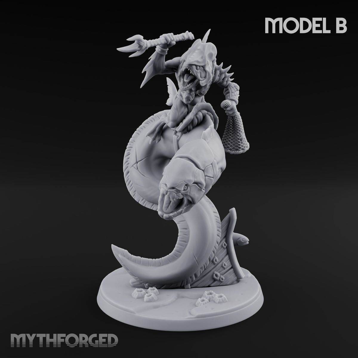 The Undertow Goes to War Kuo-toa Giant Moray Eel Riders — B · Helmeted