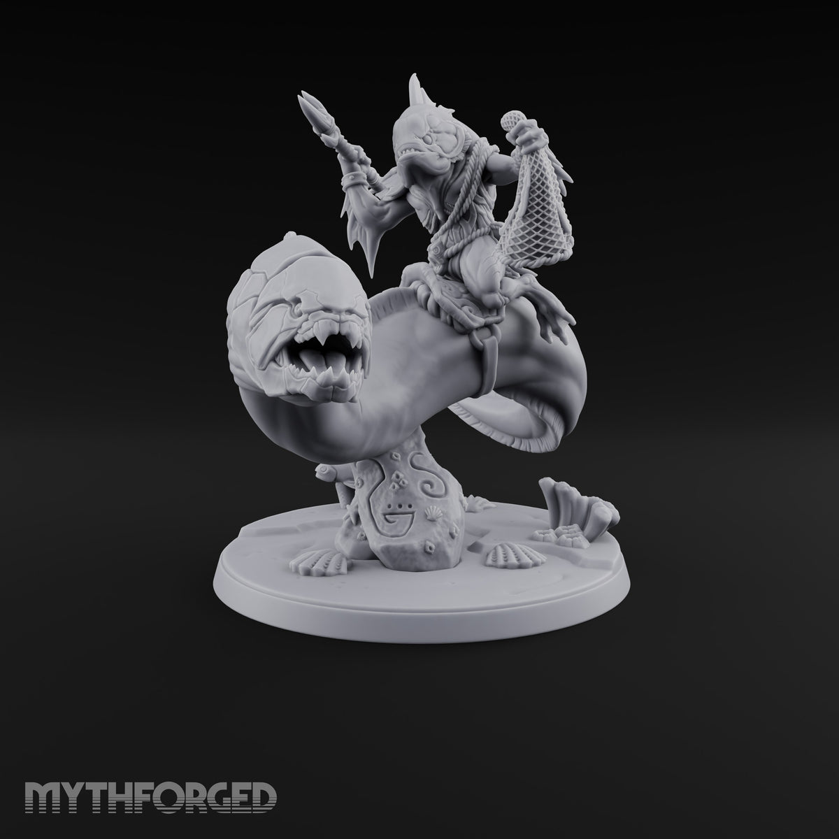 The Undertow Goes to War Kuo-toa Giant Moray Eel Rider C — Bare-headed