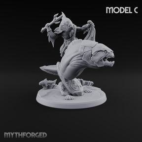 The Undertow Goes to War Kuo-toa Giant Moray Eel Rider C — Bare-headed