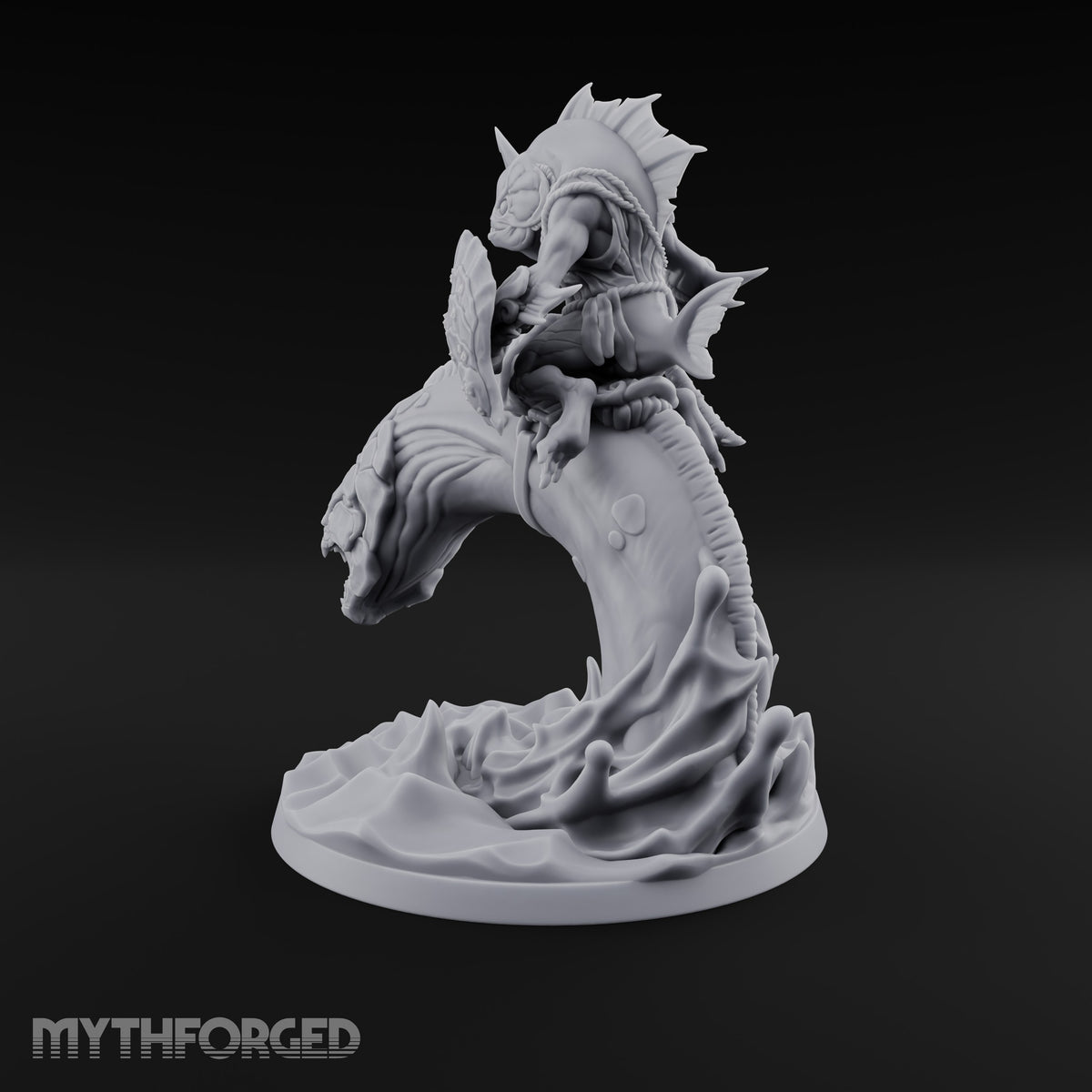 The Undertow Goes to War Kuo-toa Giant Moray Eel Rider D — Bare-headed