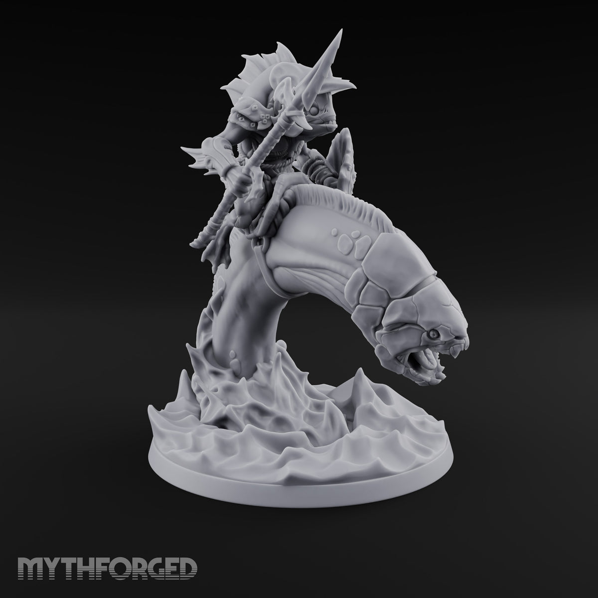 The Undertow Goes to War Kuo-toa Giant Moray Eel Rider D — Helmeted