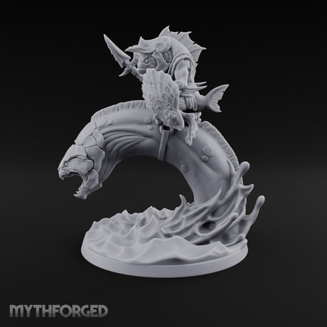 The Undertow Goes to War Kuo-toa Giant Moray Eel Rider D — Helmeted