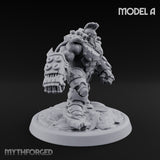 Armour Clad Brawling Dwarf Breaker A Miniature for Dungeons and Dragons, Pathfinder or other TTRPGs