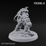 Armour Clad Brawling Dwarf Breaker A Miniature for Dungeons and Dragons, Pathfinder or other TTRPGs
