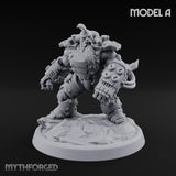 Armour Clad Brawling Dwarf Breaker A Miniature for Dungeons and Dragons, Pathfinder or other TTRPGs